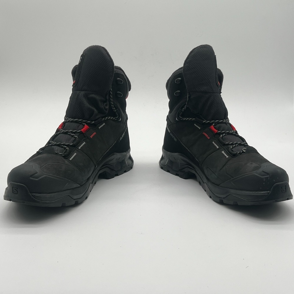 Salomon Quest Winter TS CSWP Waterproof Hiking Boots Mens Size 9.5 Black NIB